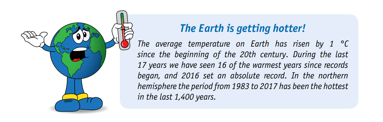 The Earth is getting hotter!